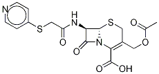 Cephapirin-d4,,结构式