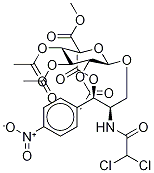 ChloraMphenicol 3-O-β-D-Glucuronide-3,2',3',4'-tetra-O-acetate Methyl Ester Structure