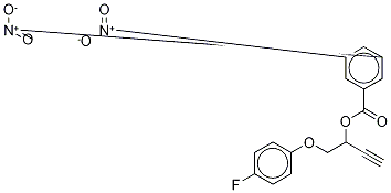 1-(4-Fluorophenoxy-d4)-2-(3,5-dinitrobenzoate)3-butyn-2-ol Structure