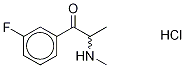 3-Fluoroephedrone-d3 Hydrochloride 结构式