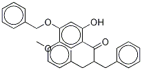 4-Methoxy-5-benzoyloxy-2-bis-benzylethanonephenol Structure