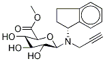 Rasagiline N-β-D-Glucuronide Methyl Ester, , 结构式