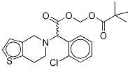 rac Clopidogrel [(tert-Butylcarbonyl)oxy]Methyl Ester Structure