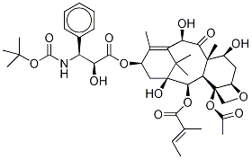 2-DESBENZOYL-2-TIGLYL DOCETAXEL, , 结构式