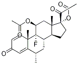 FluoroMetholone 11,17-Diacetate Struktur