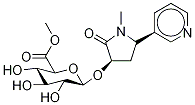 trans-3'-Hydroxycotinine-O-β-D-glucuronide Methyl Ester Structure