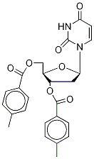 2'-Deoxy-3',5'-di-O-p-toluoyl Uridine-13C,15N2 化学構造式