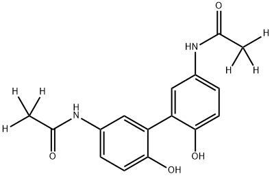 ACETAMINOPHENDIMER-D6, 1794817-30-3, 结构式