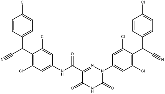 Diclazuril 6-Carboxylic Acid [(4-Chlorophenyl)cyanomethyl]-2,6-dichlorophenyl-4-amide  化学構造式