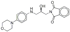  4-[((2R)-Hydroxy-3-phthalimido)propylamine]phenyl-3-morpholine