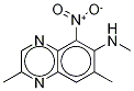 N,2,7-Trimethyl-5-nitro-6-quinoxalinamine-d3 Structure