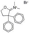 Dimethyl-D6-(tetrahydro-3,3-diphenyl-2-furylidene)ammonium Bromide Structure