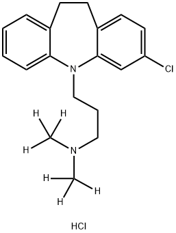 Clomipramine-d6 Hydrochloride Structure