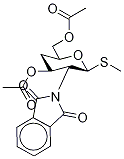 Methyl 2-Deoxy-2-phthalimido-4-deoxy-3’,6’-O-diacetyl-1-thio--D-glucopyranoside Structure