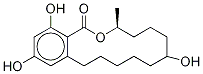Zeranol-d5(Mixture of Diastereomers) 结构式