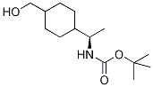 (1R)-N-Boc-1-[4-(hydroxymethyl)cyclohexyl]ethan-1-amine Structure
