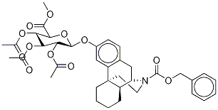 N-Benzyloxycarbonyl N-Desmethyl Dextrorphan 2,3,4-Tri-O-acetyl-β-D-O-
glucuronic Acid Methyl Ester Structure