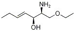 (2S,3R,4E)-2-Amino-4-hepten-1,3-diol Ethyl Ether Structure