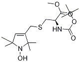 N-Boc-L-2-amino-3-[thiomethyl-1-(1-oxyl-2,2,5,5-tetramethyl-3 -pyrrolin-3-yl)]propanoic Acid Methyl Ester Structure