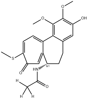 3-Demethyl Thiocolchicine-d3, 1246818-03-0, 结构式