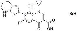 8-Hydroxy Moxifloxacin Hydrobromide Structure