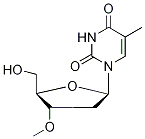 3’-O-Methyl-thymidine-d3, , 结构式