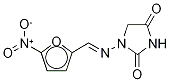 呋喃妥因-13C3, , 结构式