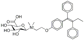 (E,Z)-Tamoxifen-d5 N-β-D-Glucuronide Structure