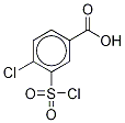 4-クロロ-3-(クロロスルホニル)安息香酸-13C6 化学構造式