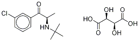 (R)-Bupropion D-Tartaric Acid Salt Structure
