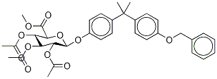 4'-O-Benzyl Bisphenol A-d6 Tri-O-acetyl-β-D-glucuronic Acid Methyl Ester