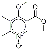 5,6-DiMethyl-4-Methoxy-nicotinic Acid Methyl Ester 1-Oxide Structure