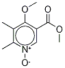 5,6-DiMethyl-4-Methoxy-nicotinic Acid Methyl Ester 1-Oxide, 1251762-02-3, 结构式