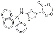 (Z)-2-(2-TritylaMinothiazol-4-yl)-2-MethoxyiMinoacetic Acid-d3 Methyl Ester Structure