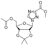 2',3'-O-Isopropylidene-1-α/β-D-ribofuranosyl-1,2,4-triazole-3-carboxylic Acid Methyl Ester 5'-O-Acetate|2',3'-O-Isopropylidene-1-α/β-D-ribofuranosyl-1,2,4-triazole-3-carboxylic Acid Methyl Ester 5'-O-Acetate