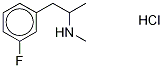 3-Fluoro MethaMphetaMine Hydrochloride Struktur
