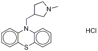 Methdilazine-d4 Hydrochloride Struktur