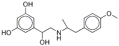 Methoxy Fenoterol-d6 Structure