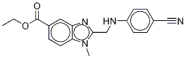 2-[[(4-Cyanophenyl)aMino]Methyl]-1-Methyl-1H-benziMidazole-5-carboxylic-d3 Acid Ethyl Ester Structure