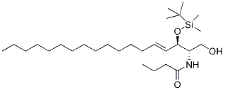 2-O-tert-ButyldiMethylsilyl C4 CeraMide Structure