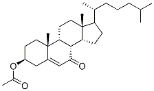 7-Oxo Cholesterol-d7 3-Acetate 化学構造式