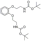 Catechol Bis(2-N-tert-butyl-carbonyloxy Ethyl Ether) Struktur