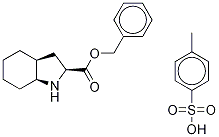 [2S-(2α,3aβ,7aβ)]-Octahydro-1H-indole-2-carboxylic Acid PhenylMethyl Ester Tosylate Salt Structure