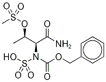 N-Sulfonyl N-Benzyloxycarbonyl L-Threonine AMide O-Methanesulfonate Structure