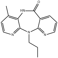 5,11-二氢-4-甲基-11-丙基-6H-二吡啶并[3,2-B:2',3'-E][1,4]二氮杂卓-6-酮,287980-85-2,结构式