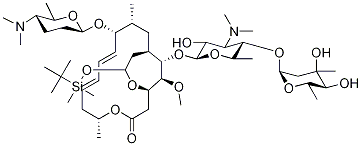 4,17-Dioxabicyclo[12.3.2]nonadecane-18-O-tert-butyldimethylsilyl Spiramycin I-d3 Structure