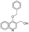 4-Hydroxy-3-quinolinemethanol Benzyl Ether Struktur