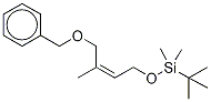 (2Z)-3-Methyl-4-(benzyloxy)-2-buten-1-ol tert-Butyldimethylsilyl Ether Struktur