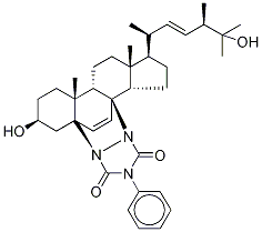 (3β,5α)5,8-[N,N-(4-Phenylurazole)]-cholest-6,22-diene-3,25-diol-d6 Structure