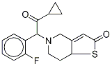 Prasugrel Thiolactone-d5 (Mixture of Diastereomers) Structure